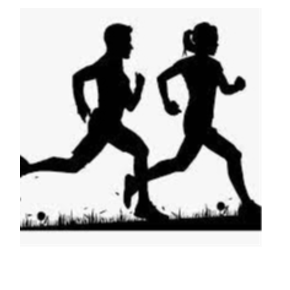 Cross Country Runners in Silhoutte 